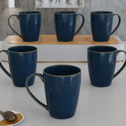 Galaxy Blue Coffee Mug Set (Set of 6) - The Earth Store - Mug Set